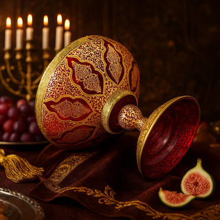 میوه خوری کریستال سایز بزرگ